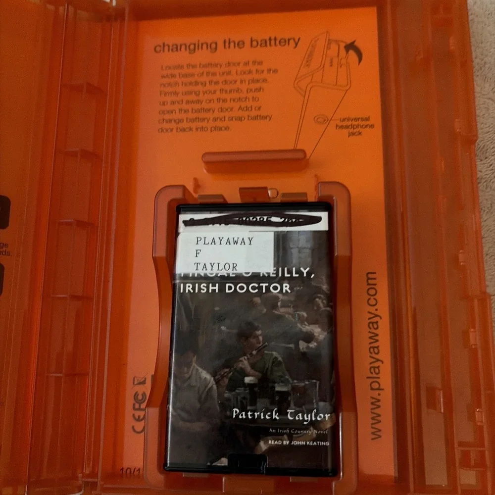Playaway Audiobook Audio Book Ex Library - Fingal O'Reilly, Irish Doctor